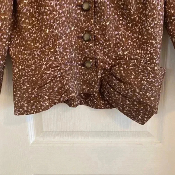 Forman & Gumner Women’s size Small 1960s Vintage Button Down Suit Top - Picture 2 of 7